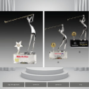 골프 크리스탈 상패(plaque2713)