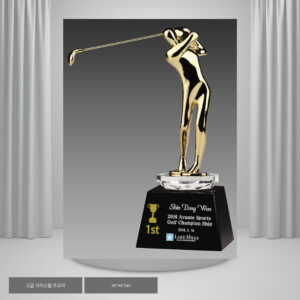 골프 크리스탈 상패(plaque2717)