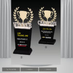 골프 크리스탈 상패(plaque2720)