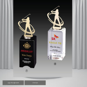 골프 크리스탈 상패(plaque2722)
