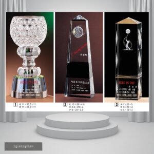 골프 크리스탈 상패(plaque2735)